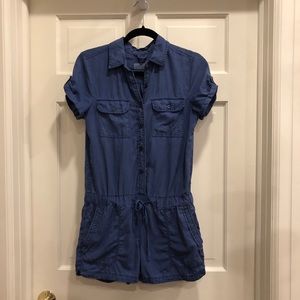 Vineyard Vines Blue Cargo Romper